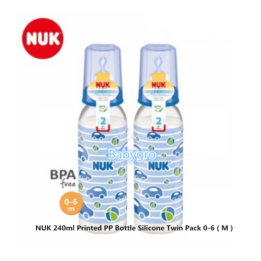 nuk bottles blue