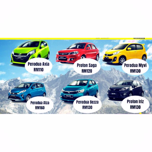 Kereta Sewa Kotakinabalu Kereta Sewa Sabah Car Rental Sabah Shopee Malaysia