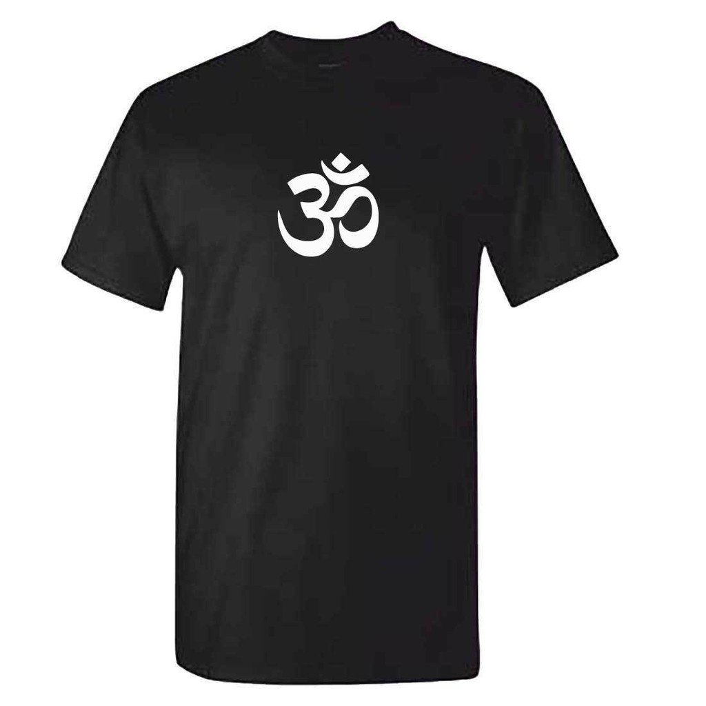 O Neck Pure Cotton Shirts Hindu Aum Om Ohm Sportwear Oversize Man Tees Devanagari Symbol Hinduism Buddhism Yoga Men S Short Round Cotton Gildan T Shirts Shopee Malaysia