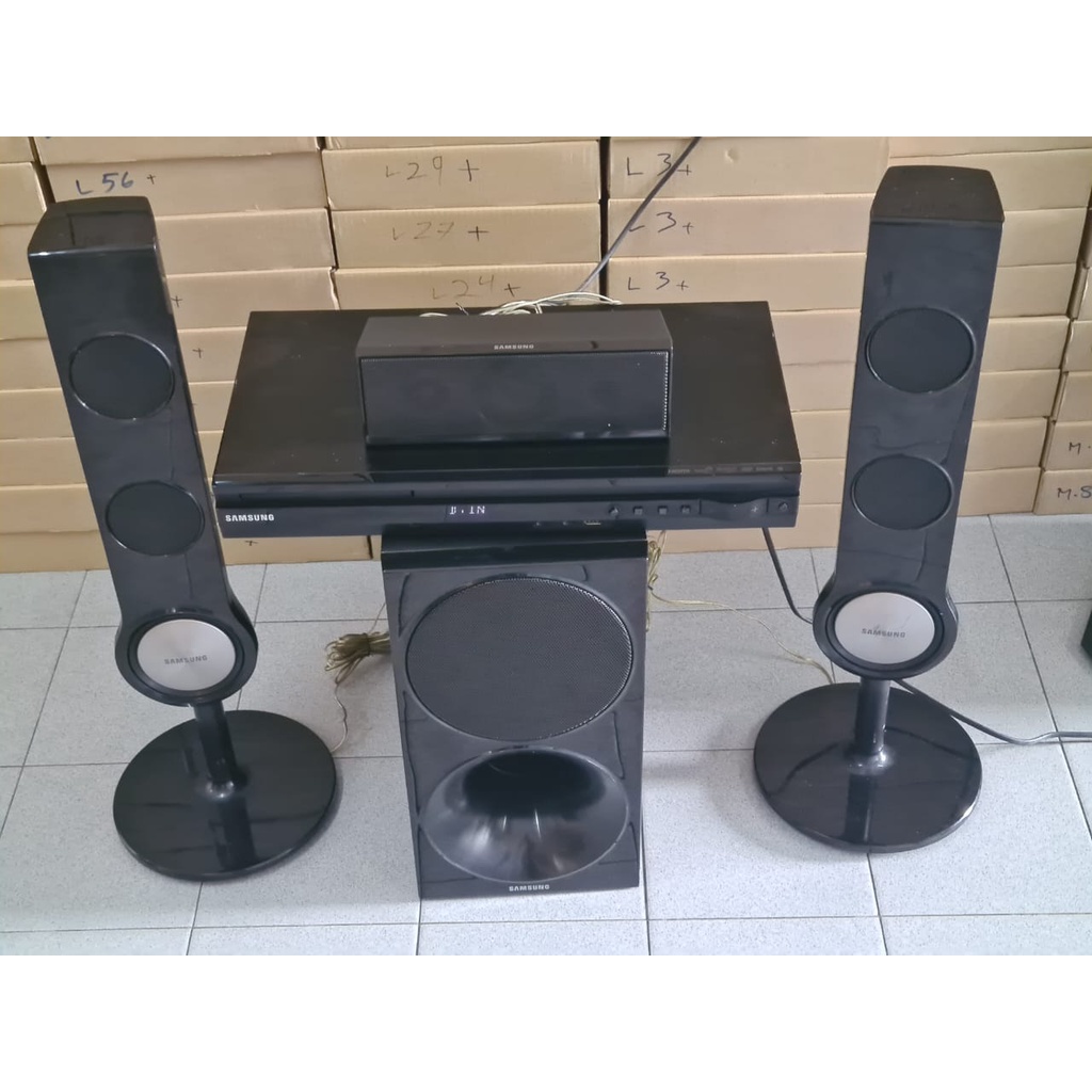 Samsung Home Theater HTF453HK 5.1 speaker with subwoofer entertainment system Shopee Malaysia