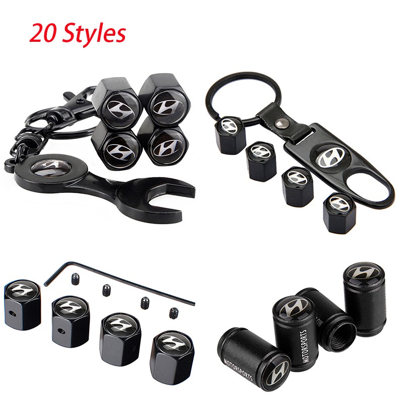 Car Tire Valve Stem Caps For Hyundai Tyre Wheel Air Covers Auto