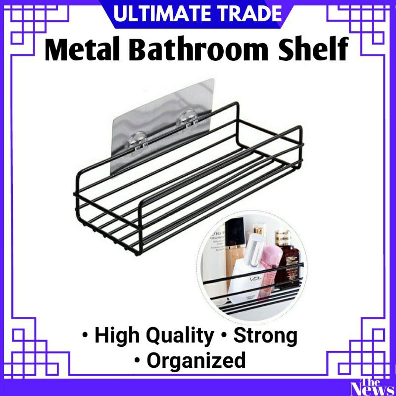 Metal Bathroom Shelves Storage Organizer Bathroom Shelf Wall Toilet