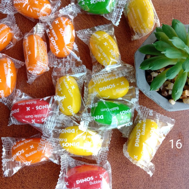 DINO EGG CHEWING GUM (1PC) CHEWING GUM TELUR JAJAN DULU DULU