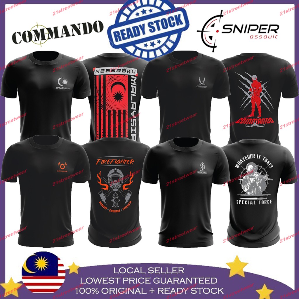 [70% Mega Sales !] MICROFIBER TSHIRT SPECIAL FORCES BAJU JERSEY ...