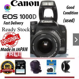 Canon 1000D Dslr camera (Used)