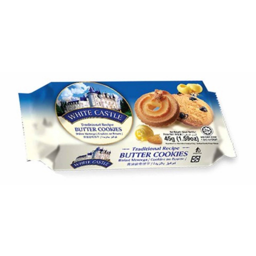 WHITE CASTLE CHOCOLATE CHIPS BUTTER COOKIES 45G Shopee Malaysia