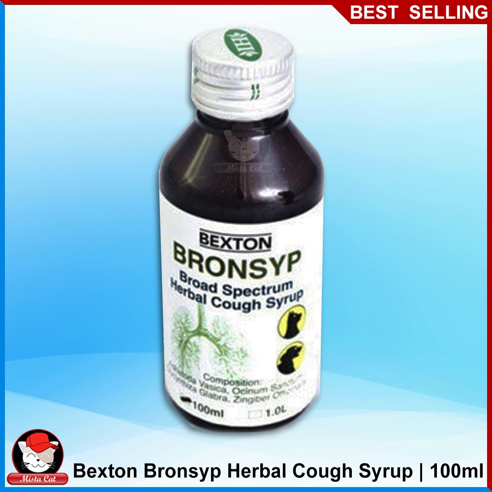 Bexton Bronsyp Herbal Flu Cough Syrup | 100ml | Ubat ...