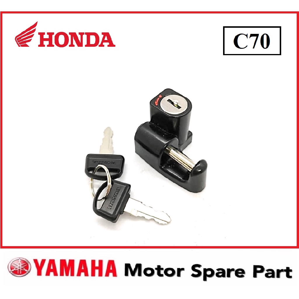 HONDA C70 HELMET LOCK // HELMET HOLDER LOCK HOOK KUNCI HOOK HELMET