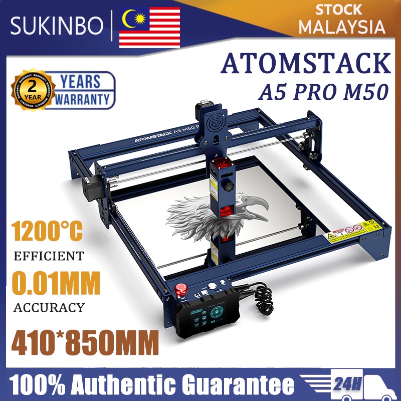 ATOMSTACK A5 M50 PRO Laser Engraver 40W Ultrafine Offline Engraving Machine for Wood Metal