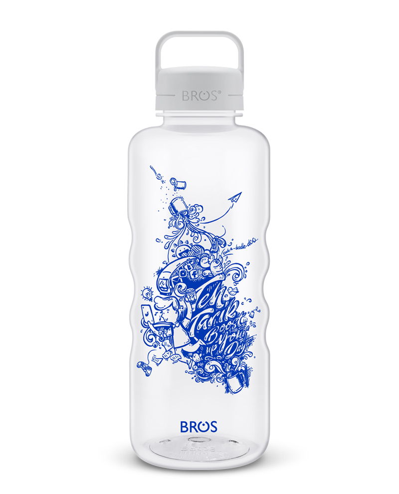 bros water bottle 2000ml