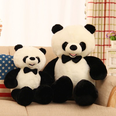 teddy bear and panda