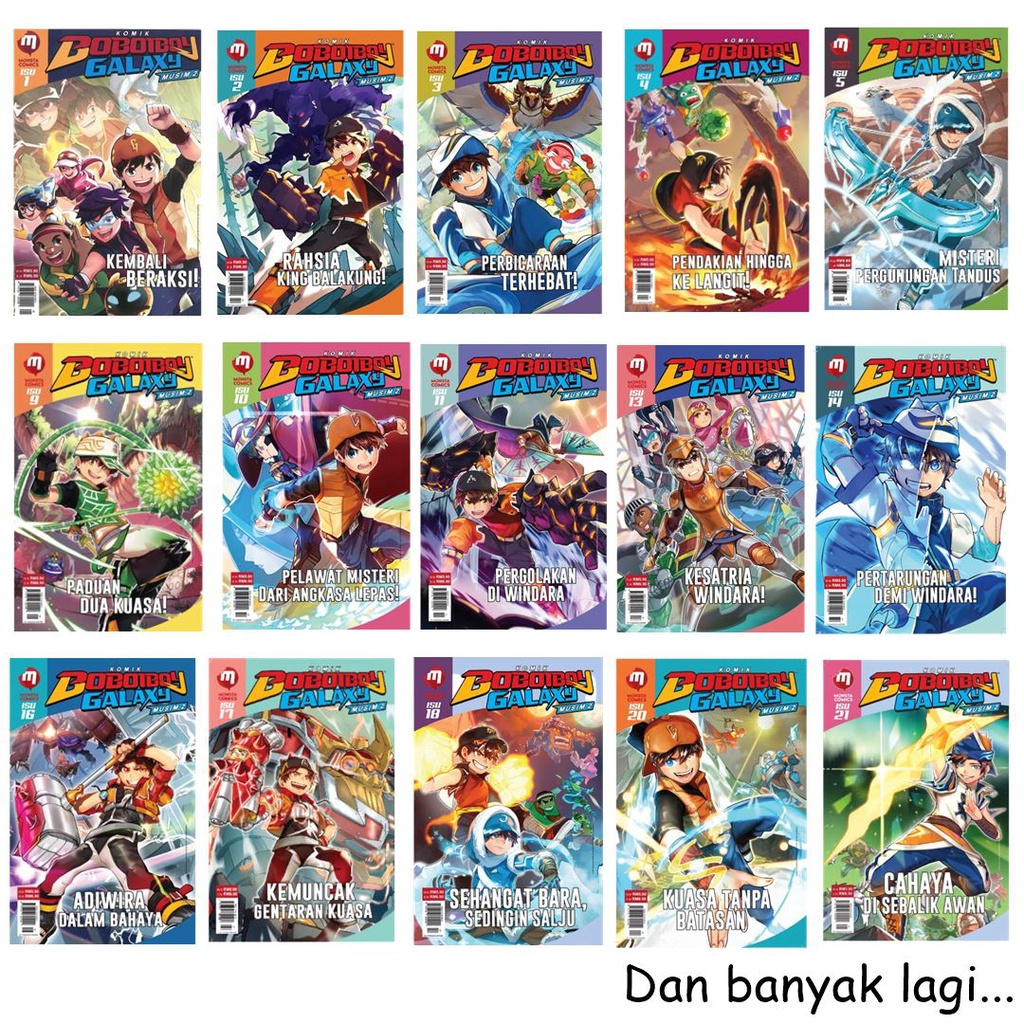 Komik Comics BoBoiBoy Galaxy Musim 2 Isu 1 - 27 (Kulit Lembut) [Komik Berwarna]