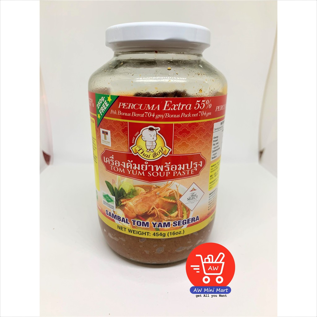 Thai Boy Tom Yum Soup Paste (454g)