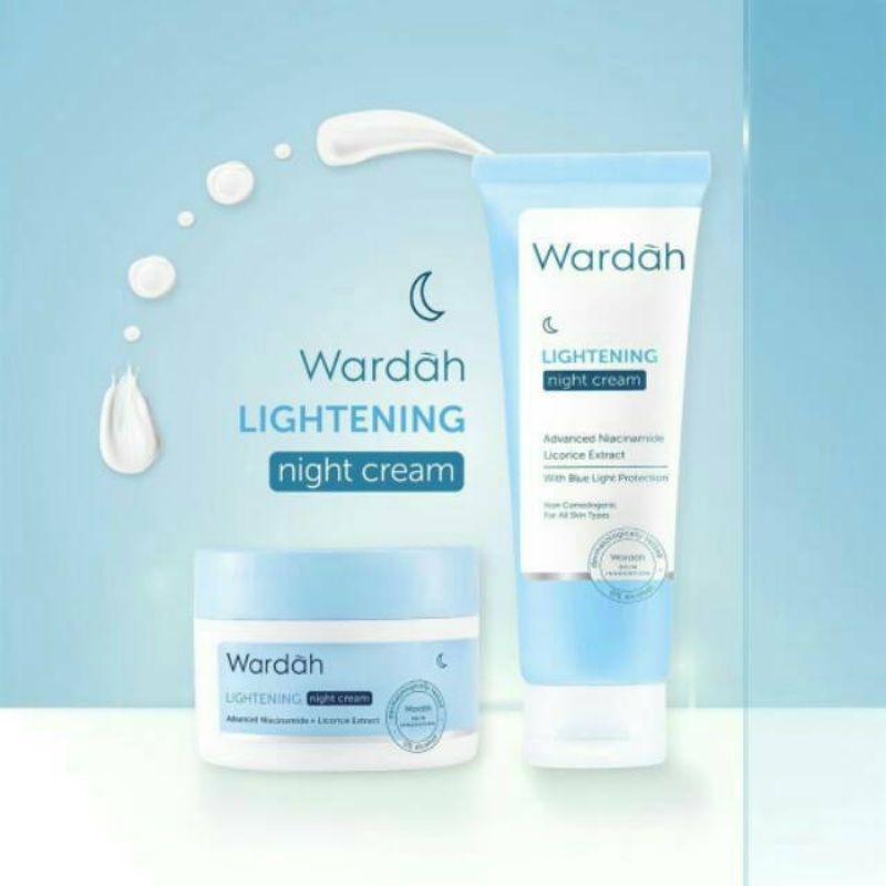 Wardah Lightening Night Cream 20g/30g | Shopee Malaysia