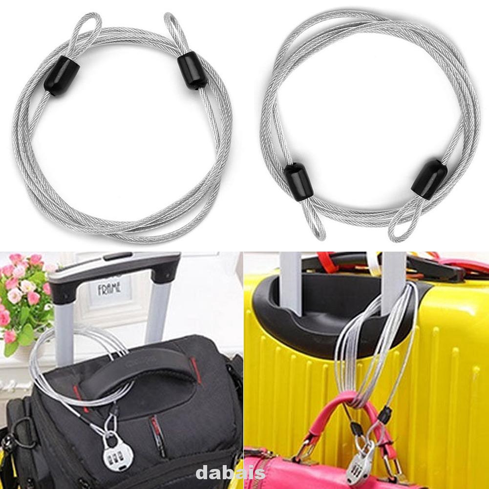 cable luggage lock