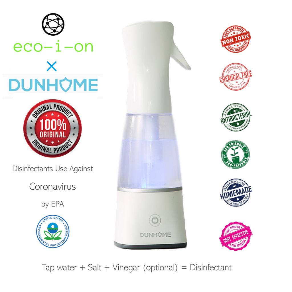 ecoion All Purpose Cleaner Babysafe Sterilizer Deodorizer Disinfectant Solution Generator