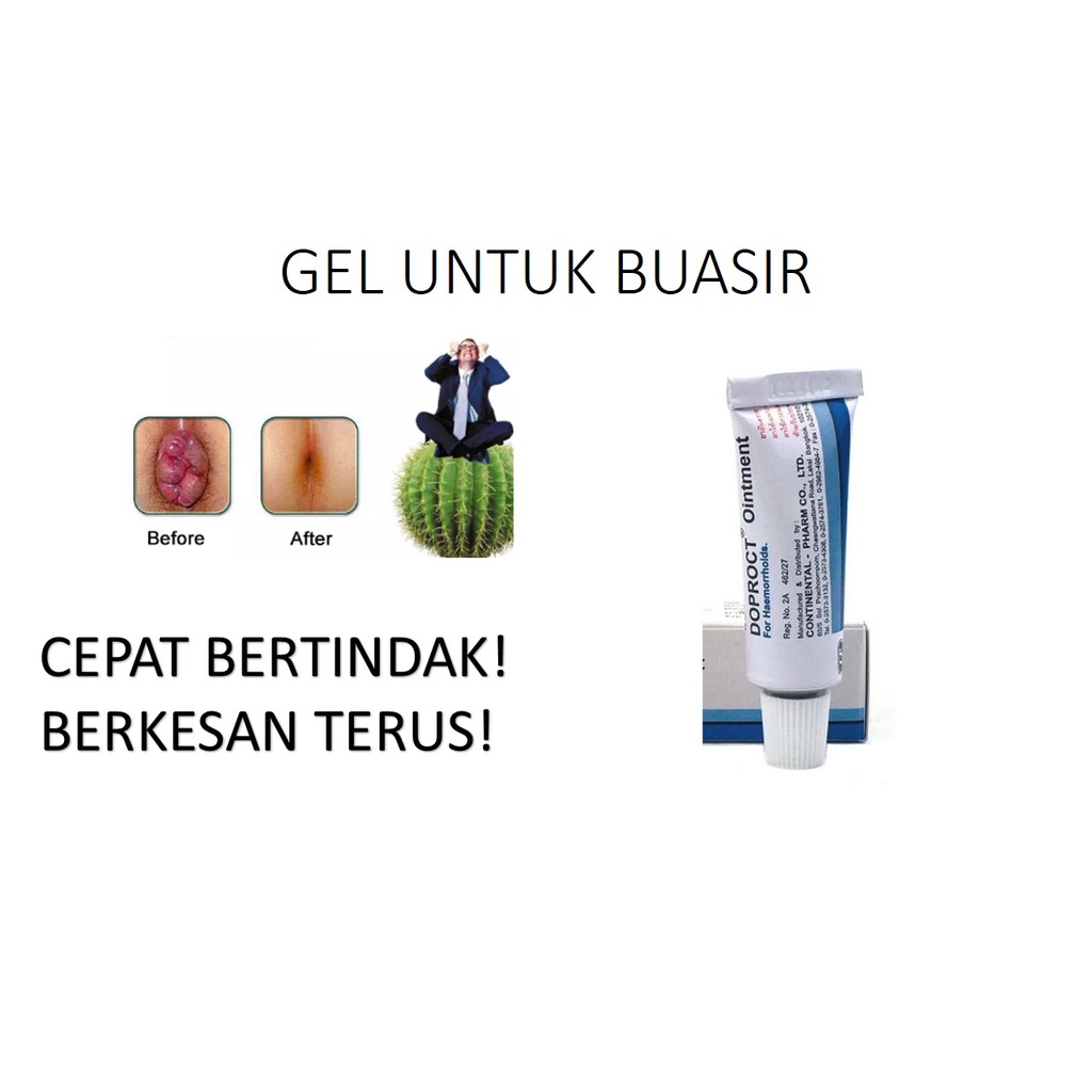 GEL UNTUK BUASIR BERKESAN!!! Shopee Malaysia