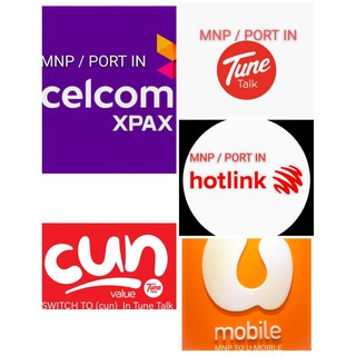 Celcom /U mobile /Hotlink/ MNP Port in Services