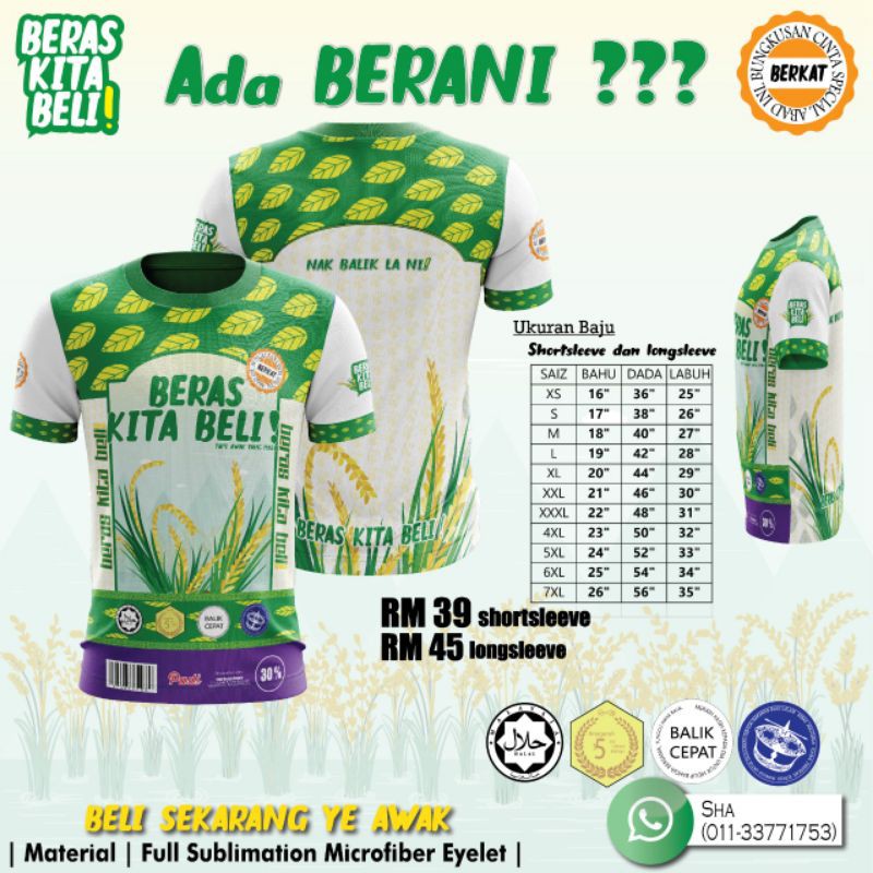 Buy Baju Beras Kita Beli Seetracker Malaysia