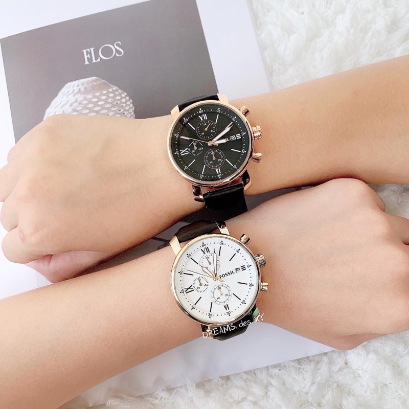 fossil watch pair