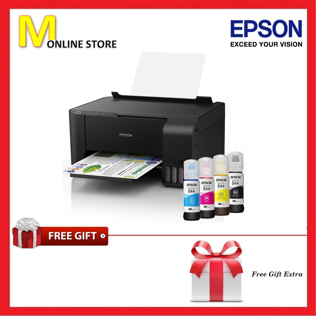 Epson Ecotank L3110 All In One Ink Tank Printer Comes With Original Ink Set In The Box Shopee 8180