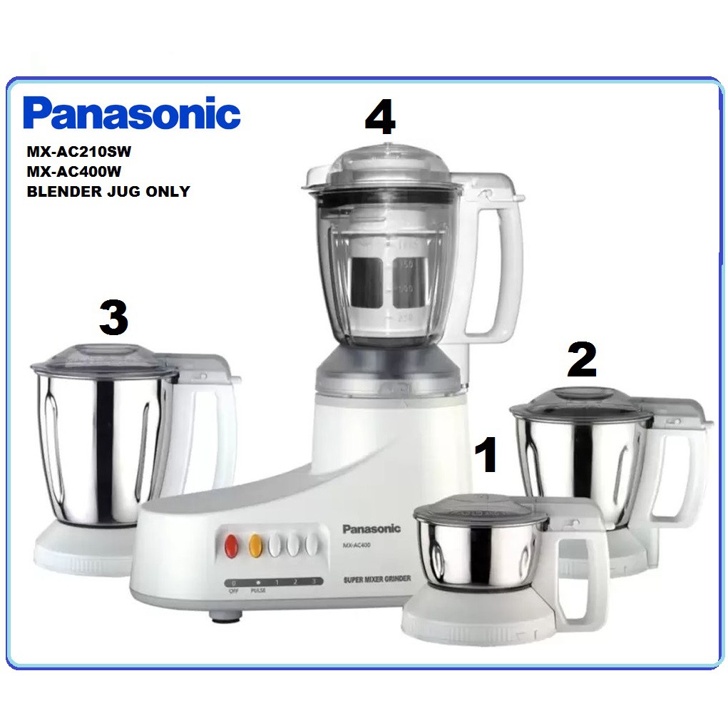 Panasonic Mixer Grinder (JUG ONLY) MXAC400/MXAC210SW *ORIGINAL