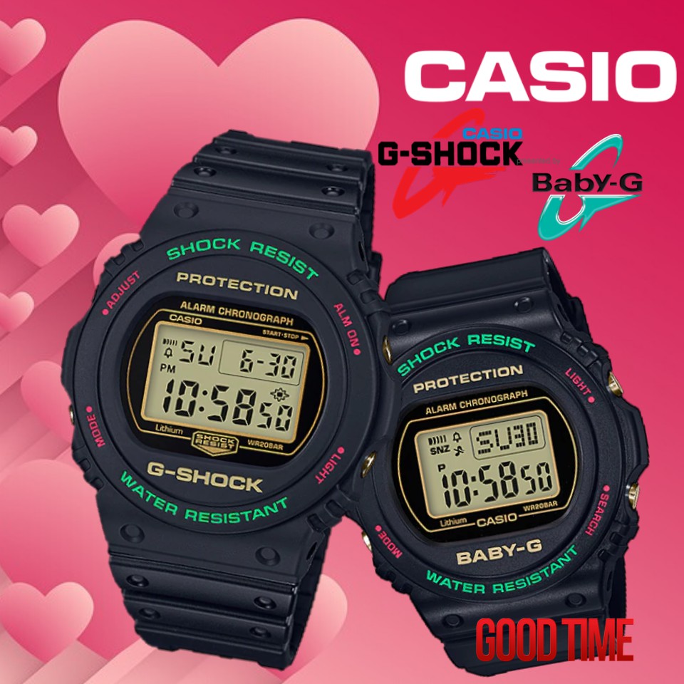 Casio Gshock Dw 5700th 1d Babyg Bgd 570th 1d Couple Watch Gshock Original G Shock Original Jam Tangan Lelaki Casio Ori Shopee Malaysia