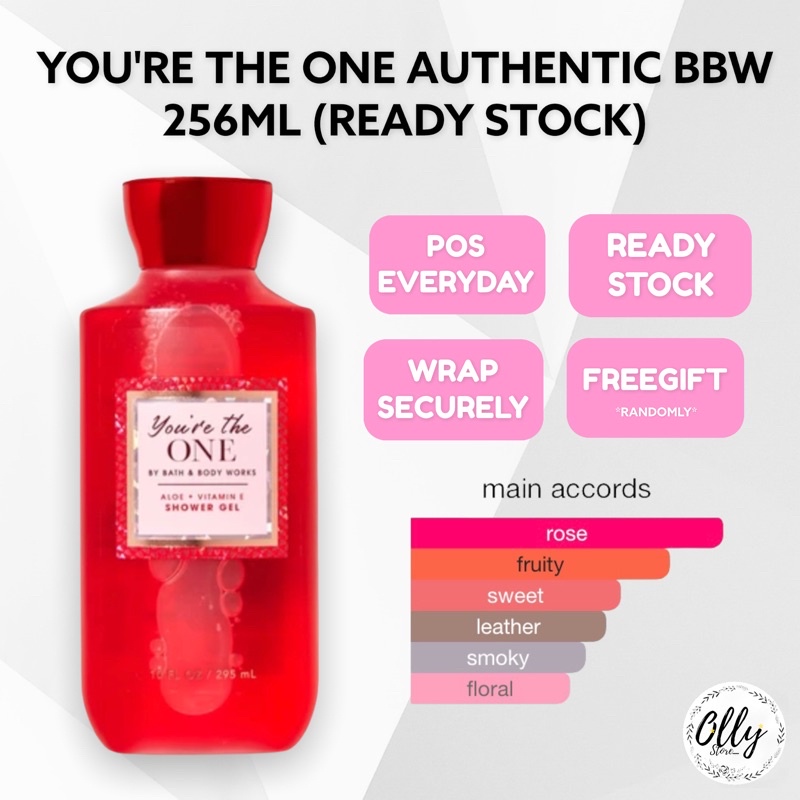 SHOWER GEL YOURE THE ONE ORIGINAL / AUTHENTIC BATH & BODY WORKS MALAYSIA 295ml Shopee Malaysia