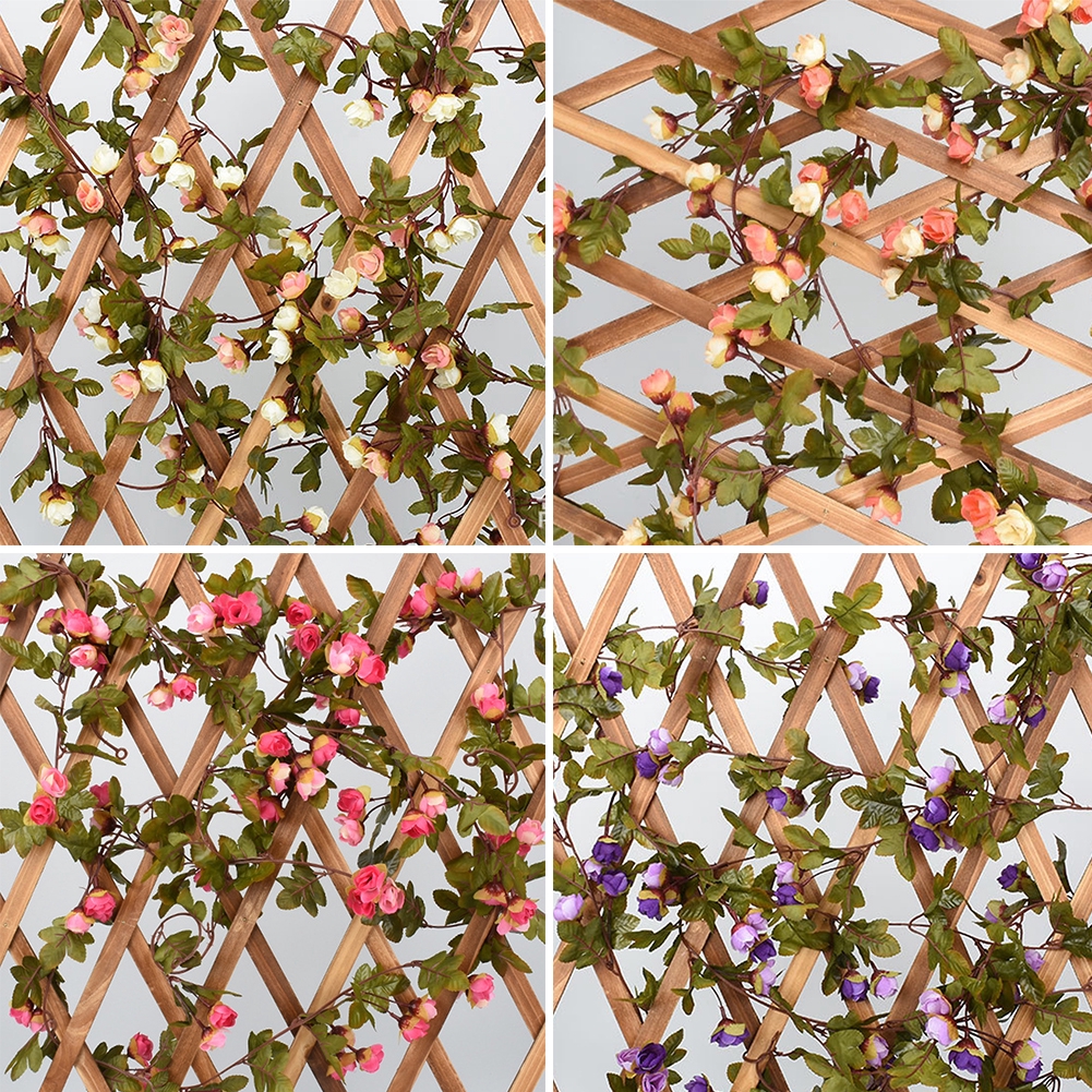 Wall Hanging Wedding Decoration 42 Head Fake Rose Party Diy Silk