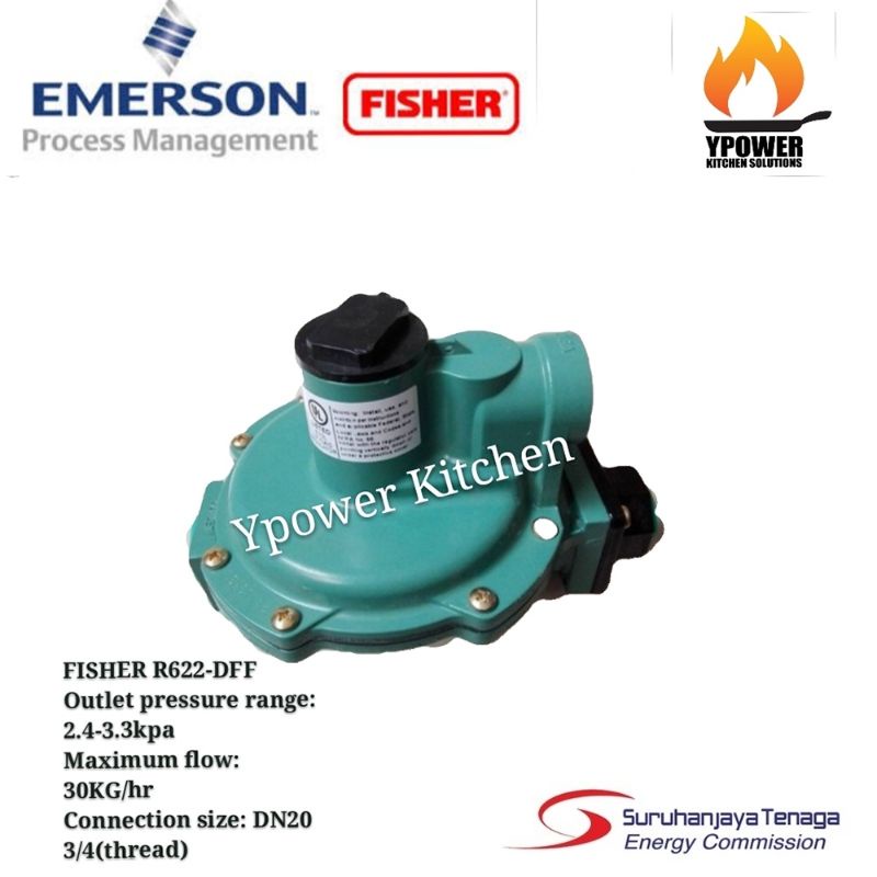 Fisher regulator R622DFF /low pressure regulator. Shopee Malaysia