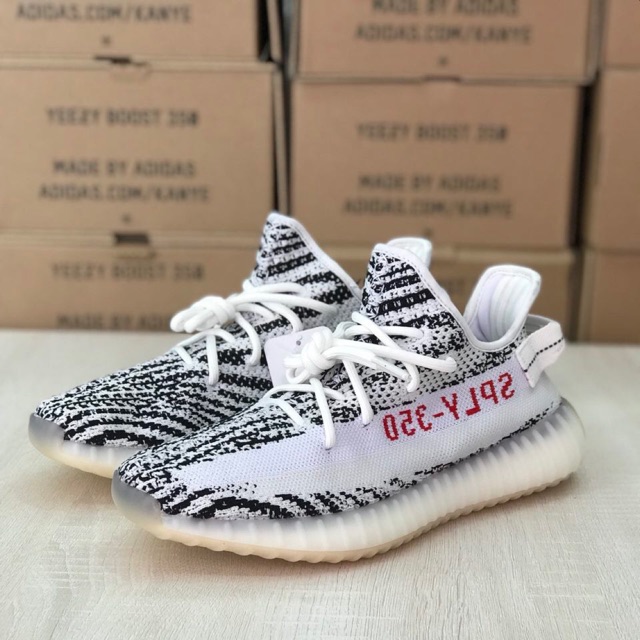 Adidas Yeezy Boost 350 V2 Zebra White Black ae