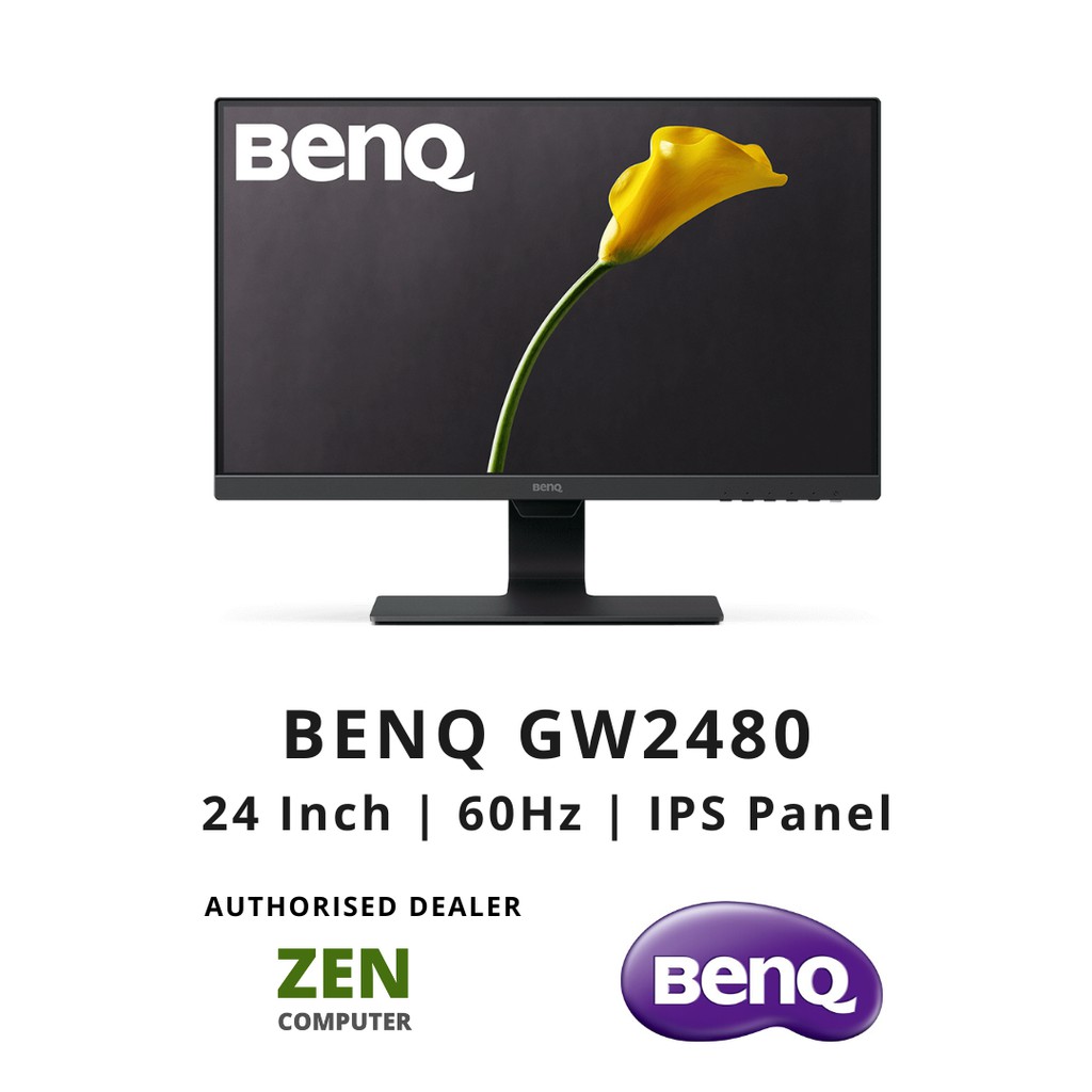 Benq Gw2480 24 Inch Ips 60hz 1080p Monitor Benq Gw2480 Shopee Malaysia