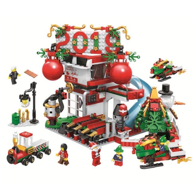 santa lego set