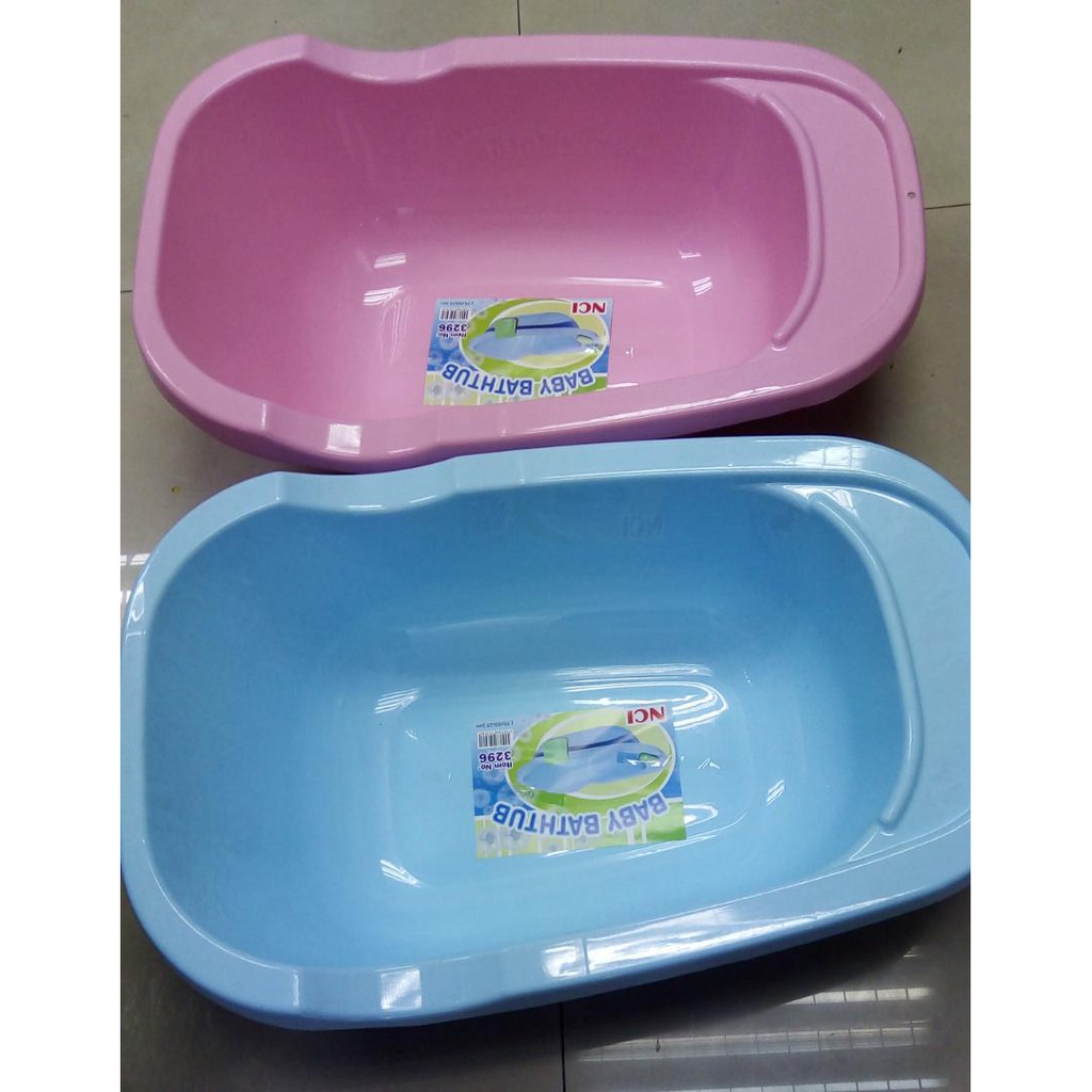 1 UNIT Newborn Baby Bath Tub LARGE SIZE Plastic Bath Tub Besen Mandi