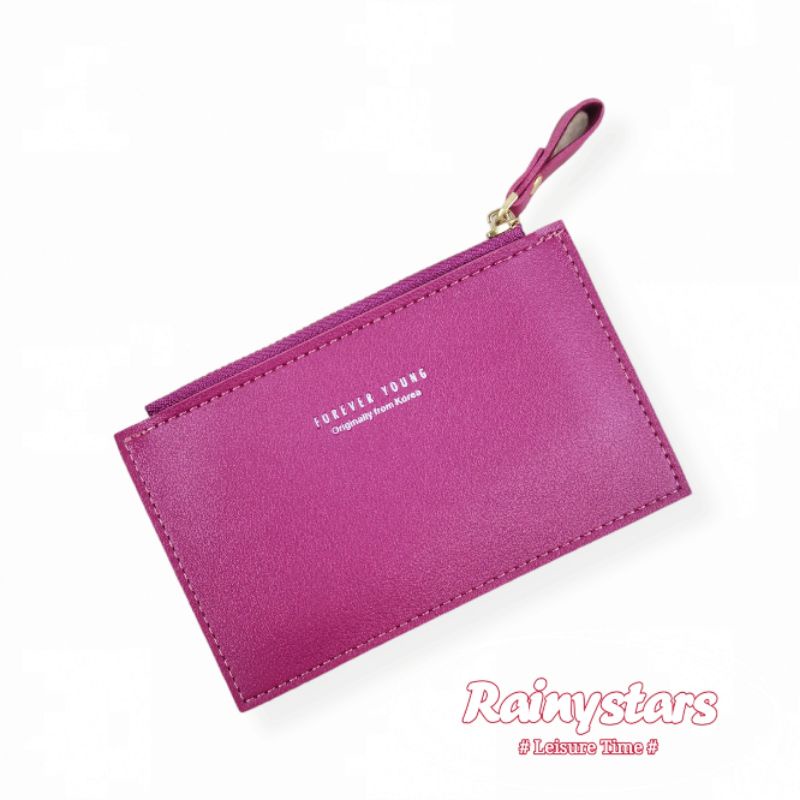 Rainystars Forever Young Coin Pouch Coin Holder Card Holder Bag Syiling Dompet Card Hadiah Gifts 零钱包卡包礼物批发Harga Borong