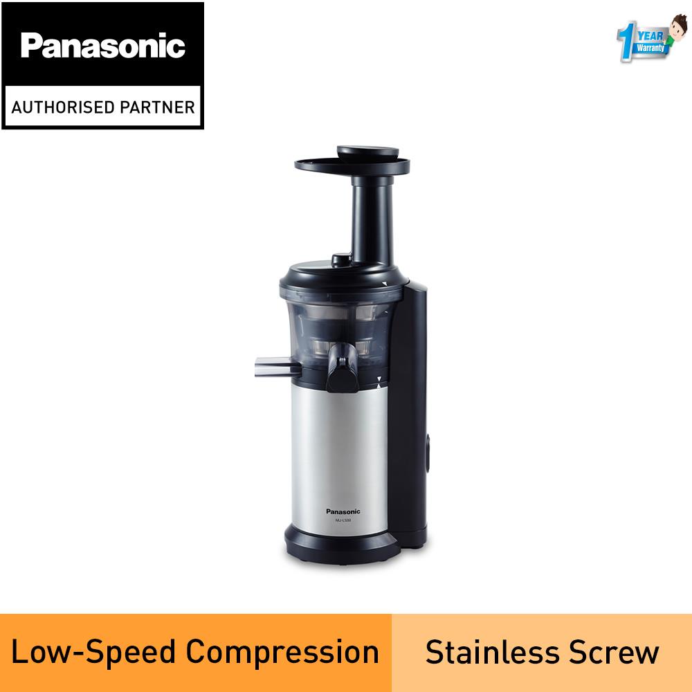 Panasonic MJ-L500 Slow Juicer (150W/1L Capacity) MJ-L500SSK