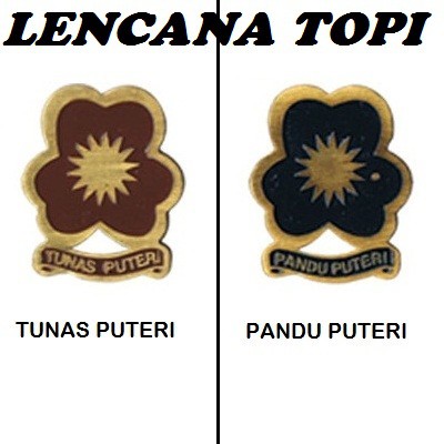 Lencana Topi Tender Foot Pandu Puteri Tunas Puteri Accessories Aksesori Seragam Shopee Malaysia