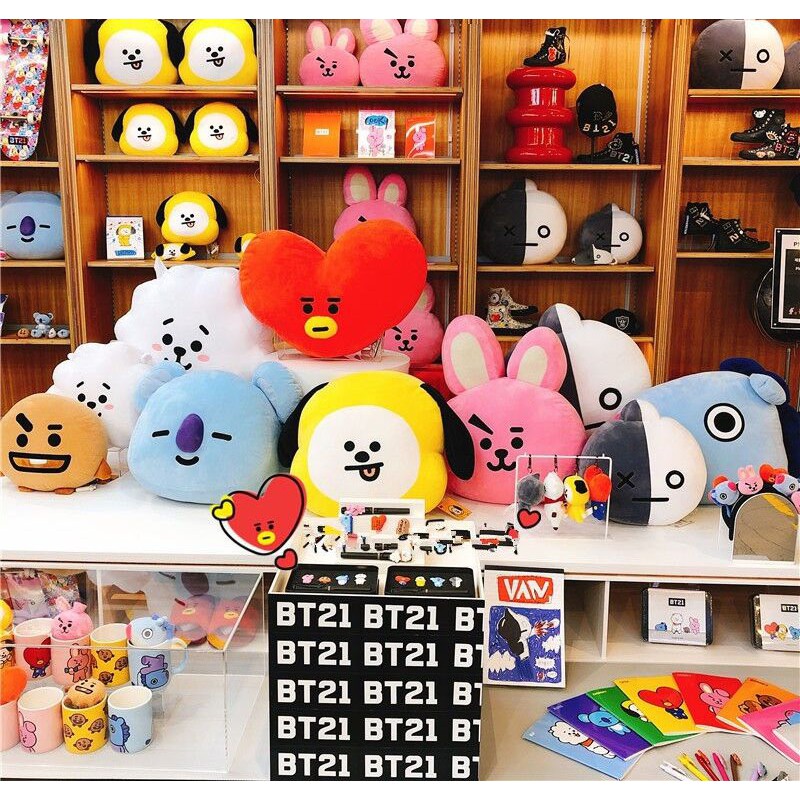 Kpop Bts Bangtan Boys Bt21 Pillow Cushion Plush Toy Doll Home