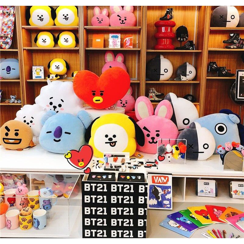 Kpop Bts Bangtan Boys Bt21 Pillow Cushion Plush Toy Doll Home