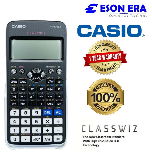 Casio Scientific Calculator fx570EX Shopee Malaysia