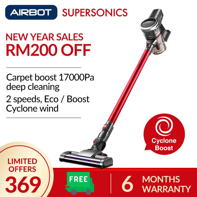 Airbot Supersonics Cyclone Cordless Handheld Portable Car Vacuum
