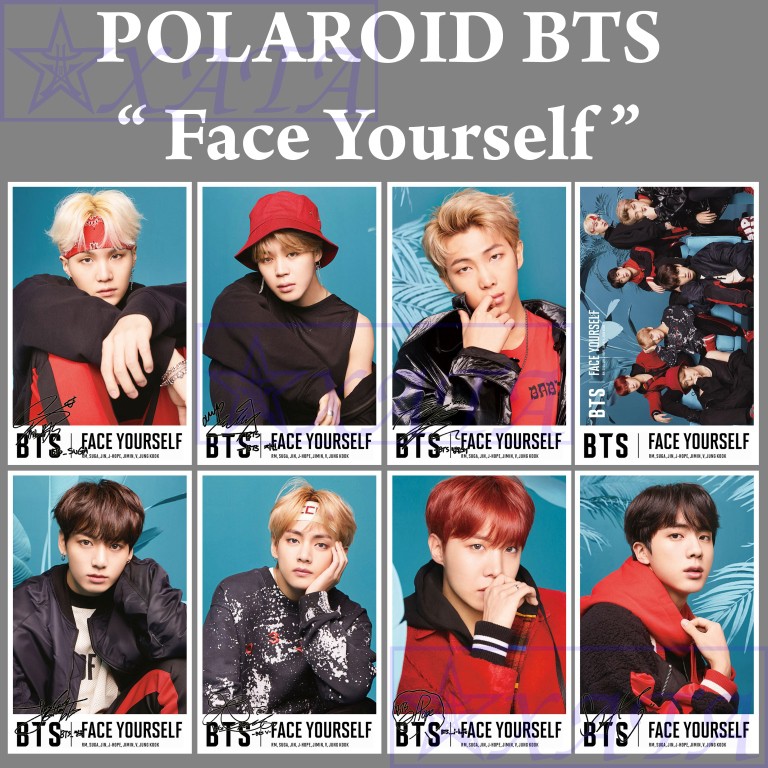 Polaroid Bts Face Yourself Kpop Shopee Malaysia