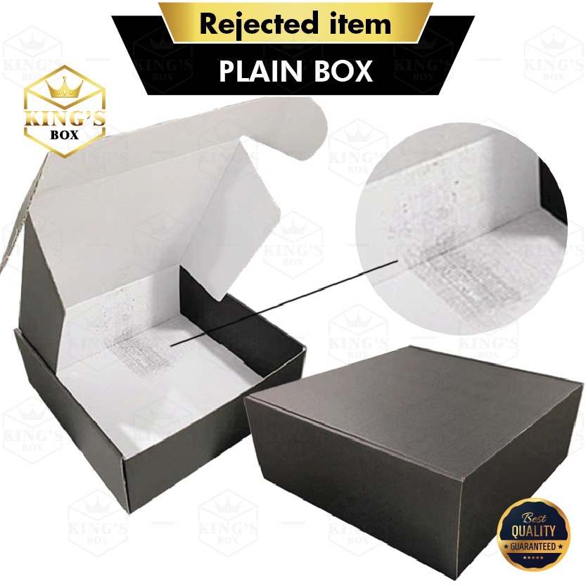 Deffect / Rejected offer Black Colour Gift Box Craft Paper Box Pizza ...