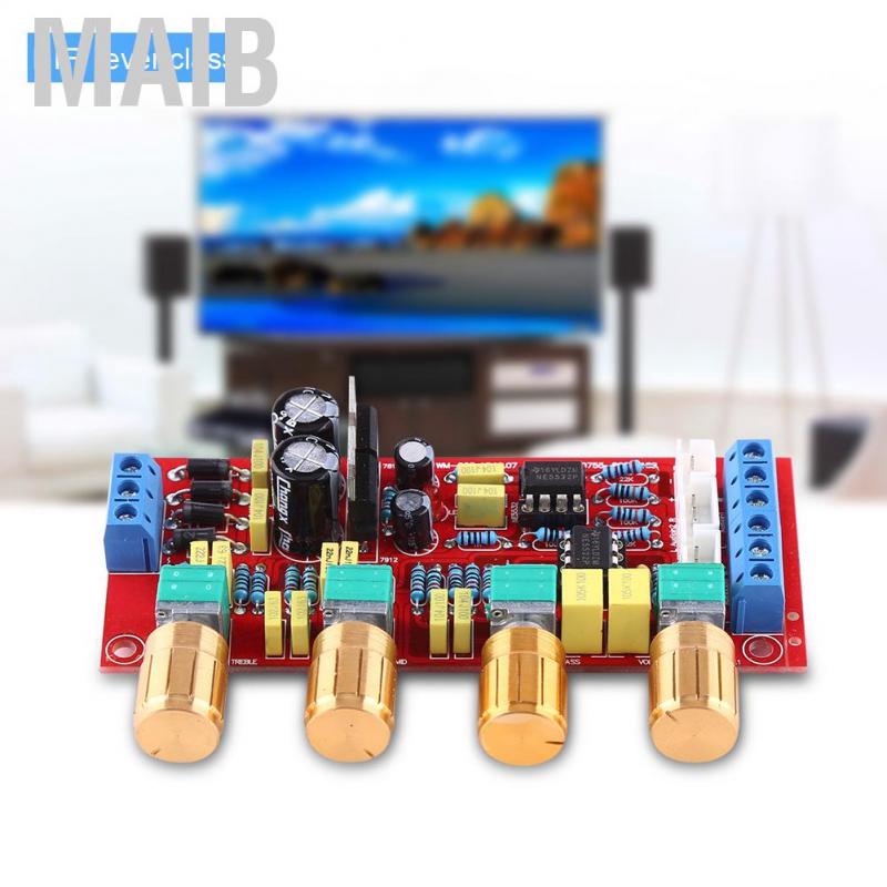 Kit Preamplificatore HIFI NE5532 Con Controllo Toni - Scheda Fai-da-te AC 12V, Regolazione Alti E Bassi, Per Amplificatori E Altoparlanti