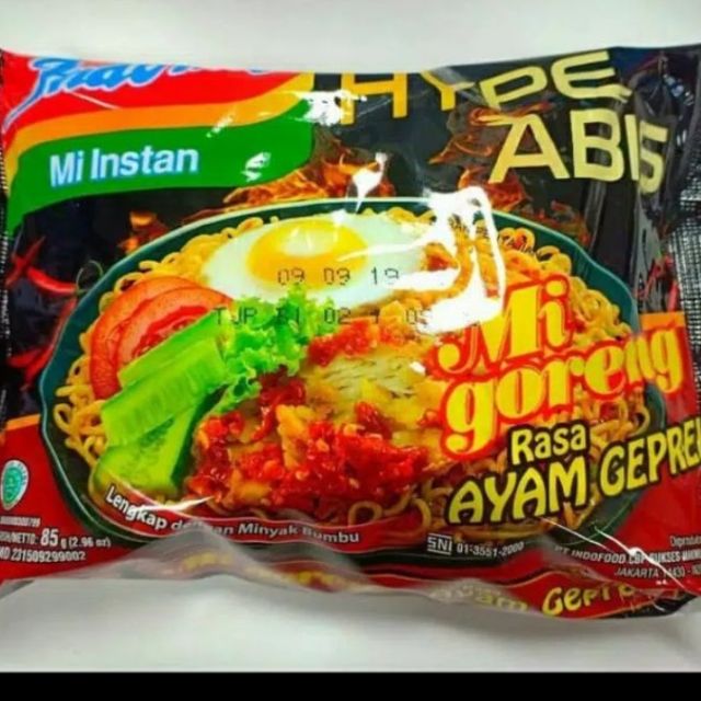 Indomie Goreng Ayam Geprek Mie Goreng Hype Abis 4pcs Shopee