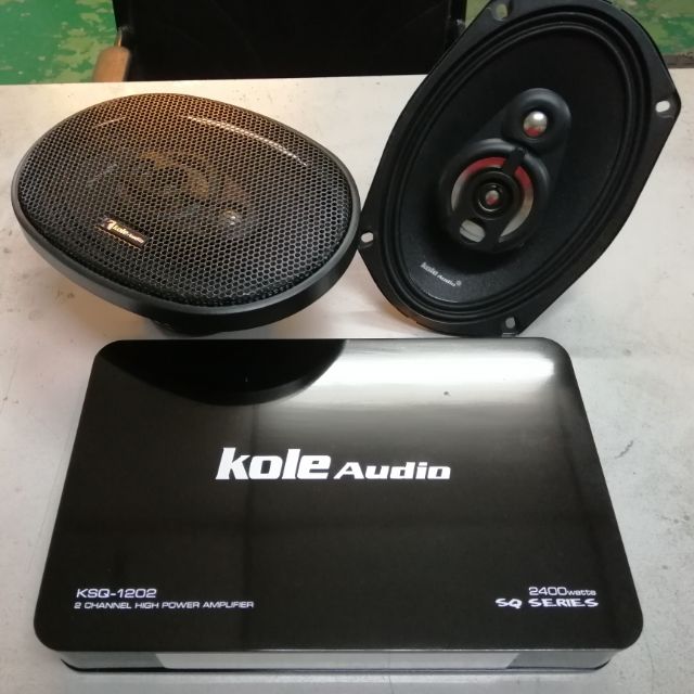 Kole audio 6x9 speakers and 2 channel amplifier SQ series Shopee Malaysia