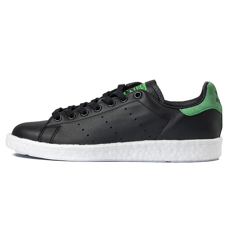 stan smith black and green