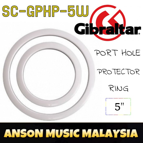 White Gibraltar SC-GPHP-5W 5-Inch Port Hole Protector Ring 