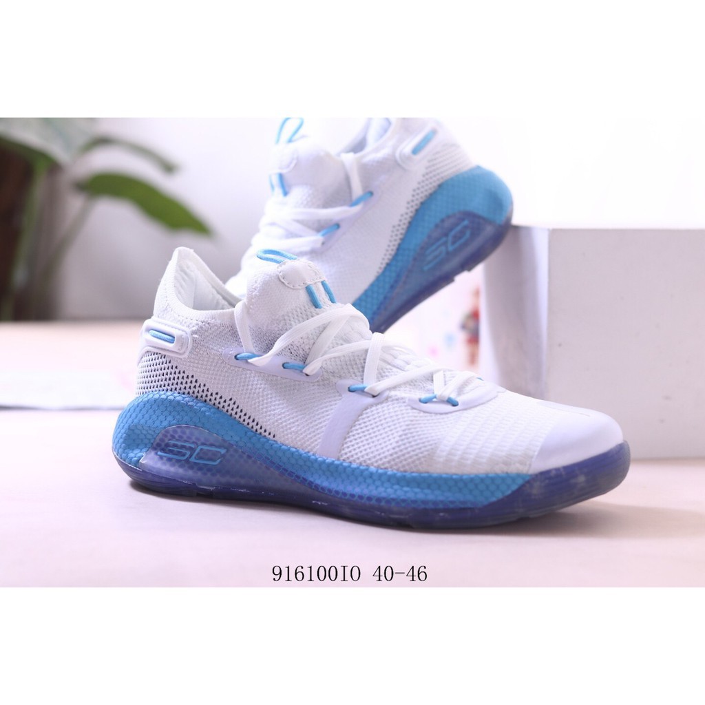 curry 6 white and blue