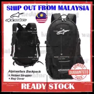 Hot Selling Alpinestars Helmet Backpack Motorcycle Bag Water Proof Alpinestar Shopee Malaysia